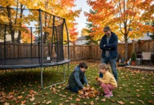 后院 trampoline 蹦床 4 个安全:保险 3 个影响、2 种固定全解-加拿大大