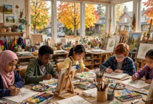 孩子学画画 5 种:素描国画动漫、portfolio 4 步准备全解-加拿大大