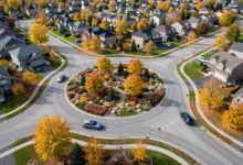 环岛 roundabout:3 步走法、让行 4 规则、新手 5 坑怎么办-加拿大大