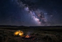草原国家公园:暗夜星空保护区,露营看银河怎么办-加拿大大
