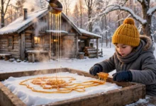 雪上枫糖太妃:3种吃法全解-加拿大大