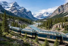 Rocky Mountaineer:落基山观光列车2天,头等舱全体验-加拿大大