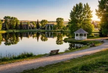 卡姆罗斯Camrose:大学城+湖区,1日全解-加拿大大