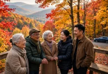 带老人赏枫:不用爬山的 5 个观景点-加拿大大