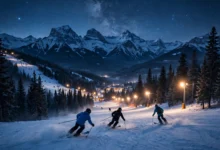 诺奎山Mt Norquay滑雪：班夫镇最近的雪场，夜滑全攻略-加拿大大