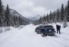 加拿大冬天车陷雪:脱困+叫救援,电话全解-加拿大大